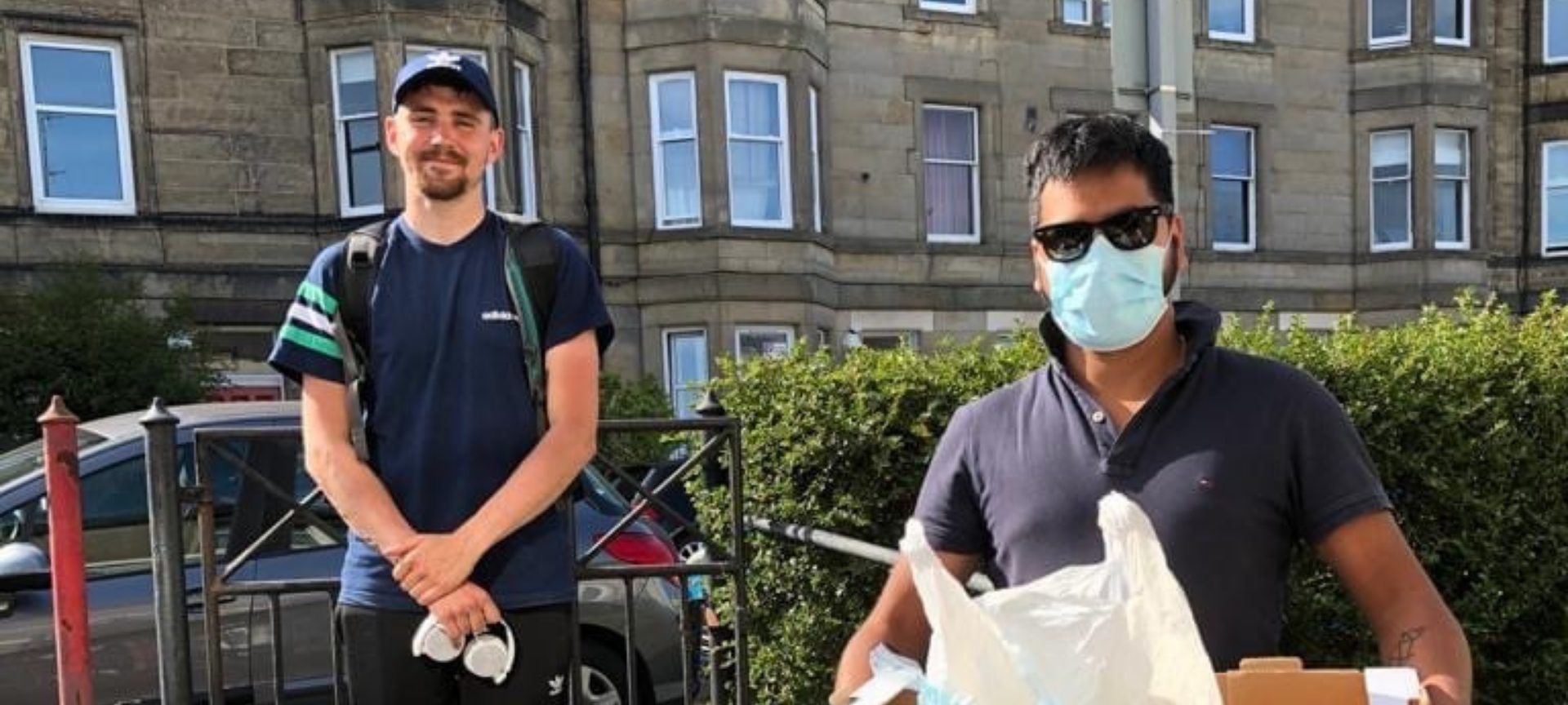 building bridges delivering food in edinburgh