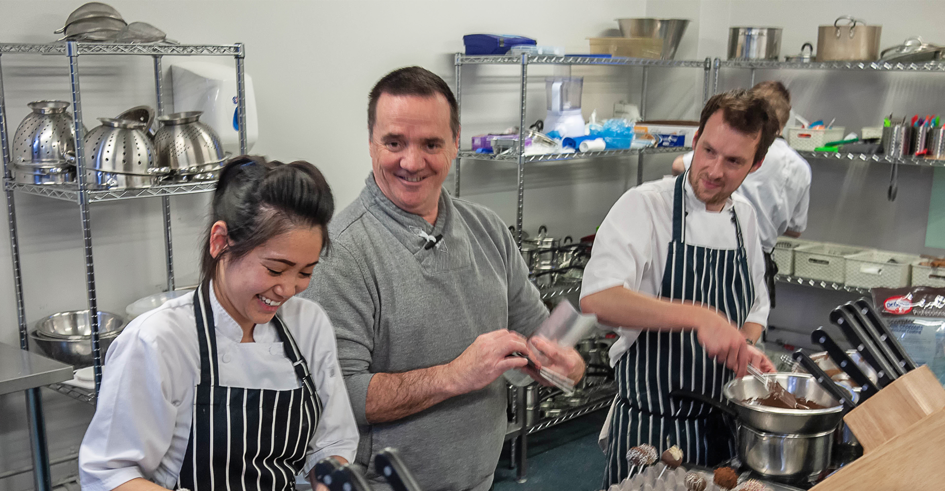 Larder cook school kitchen