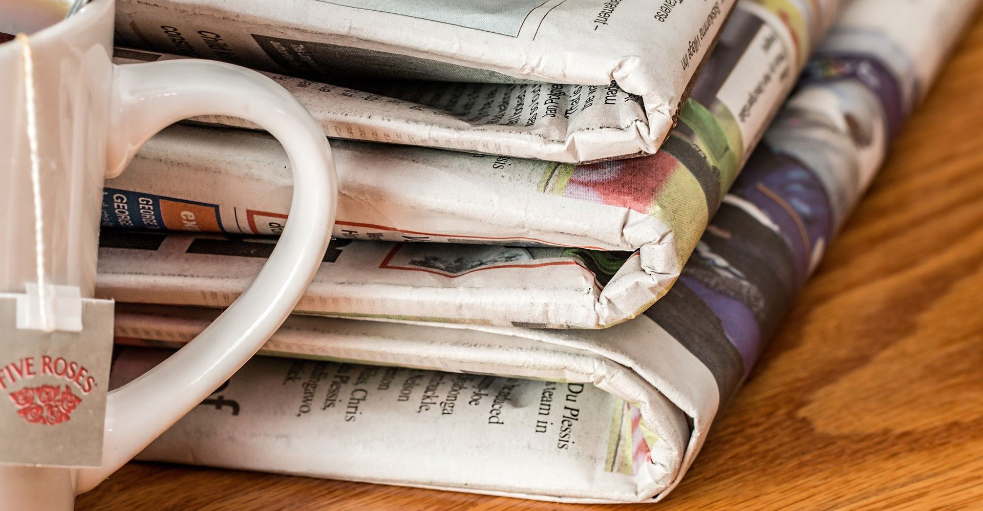 pile of newspapers