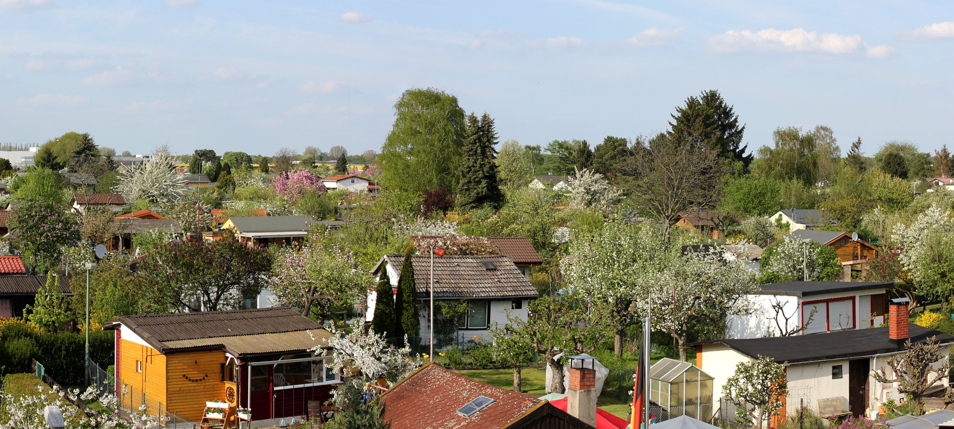 allotment gardens and sheds
