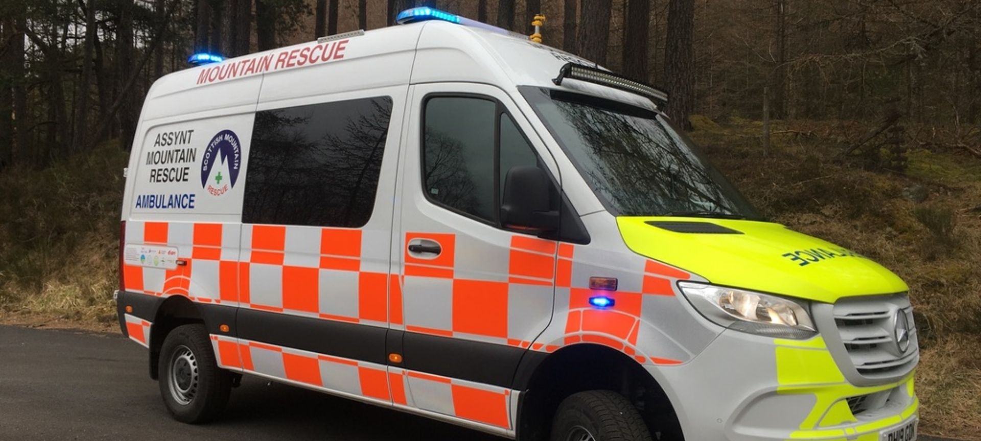 Assynt Mountain Rescue ambulance