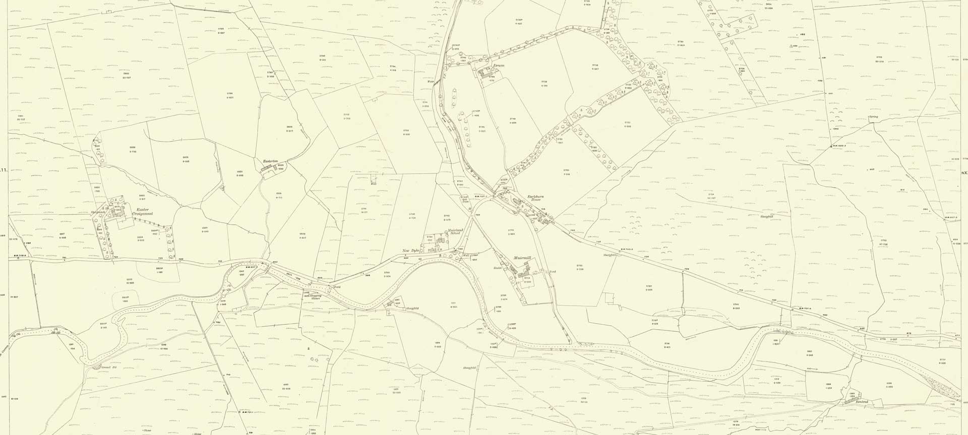 <p>1917 Ordnance Survey Map</p>
