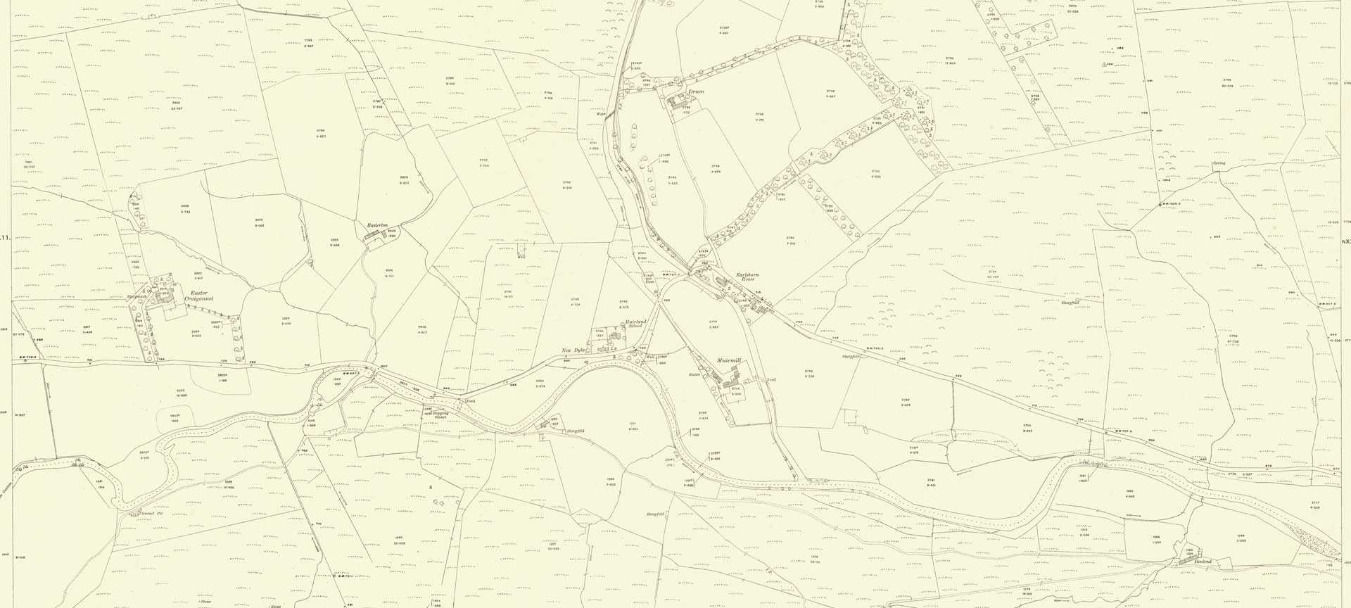 <p>1917 Ordnance Survey Map</p>
