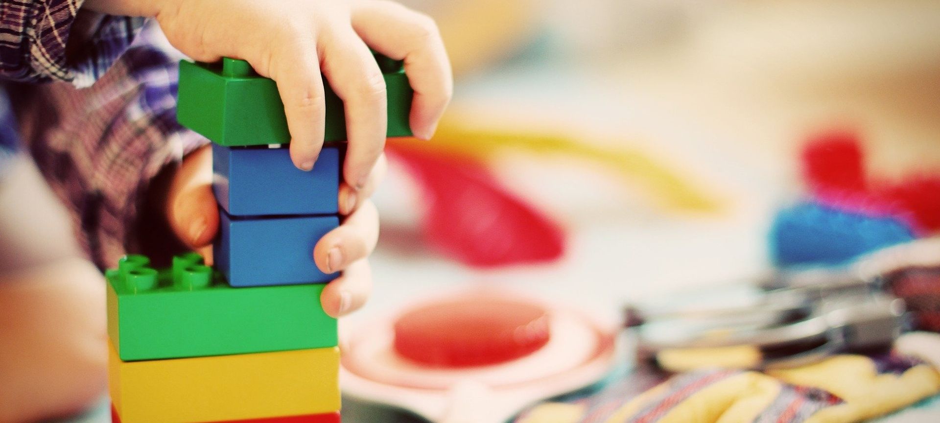 children playing with toys