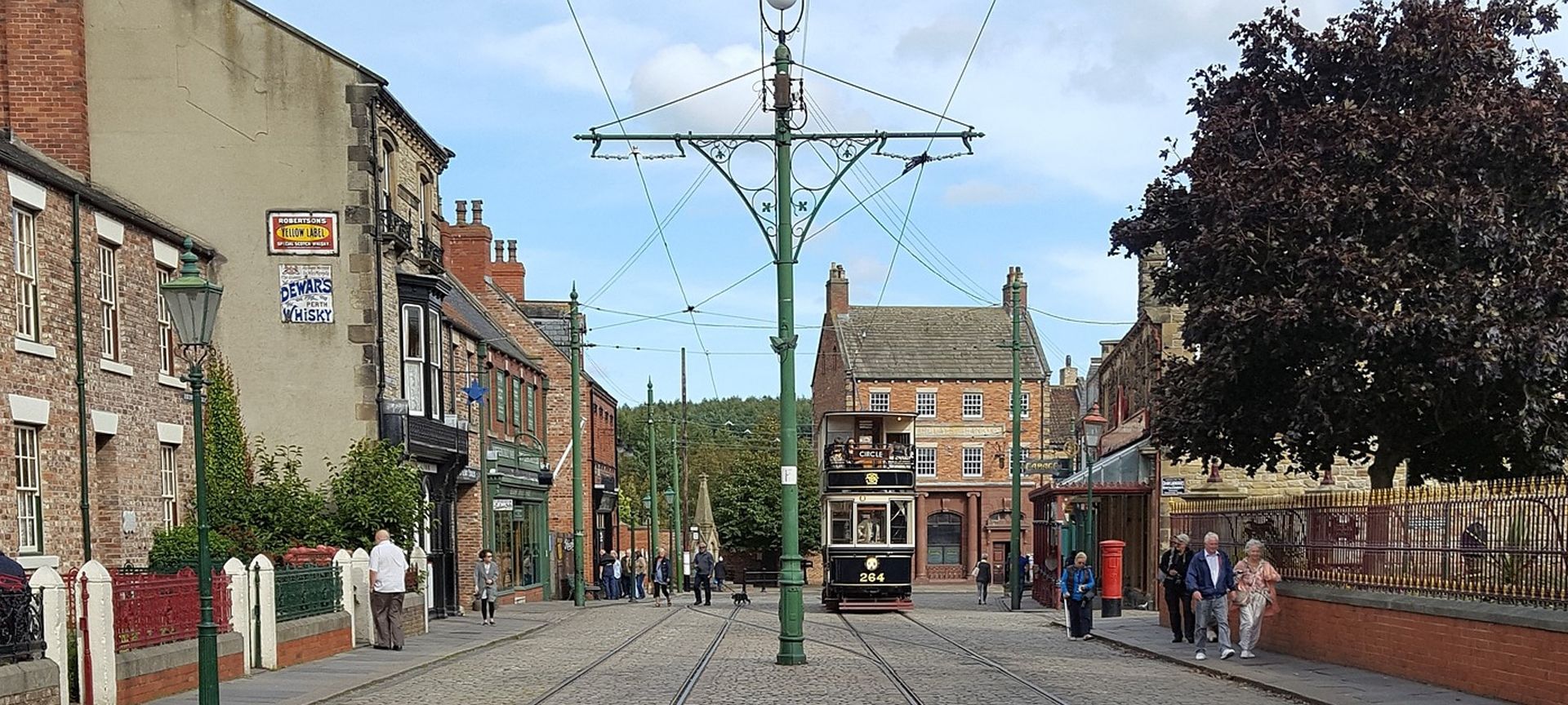 street scene from Beamish museum