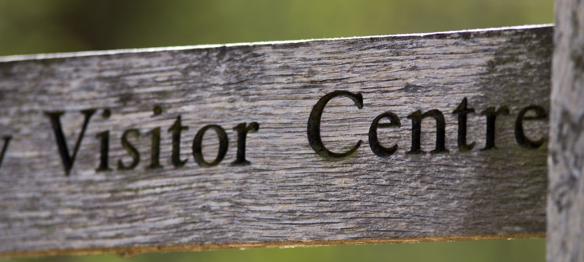 visitor centre sign