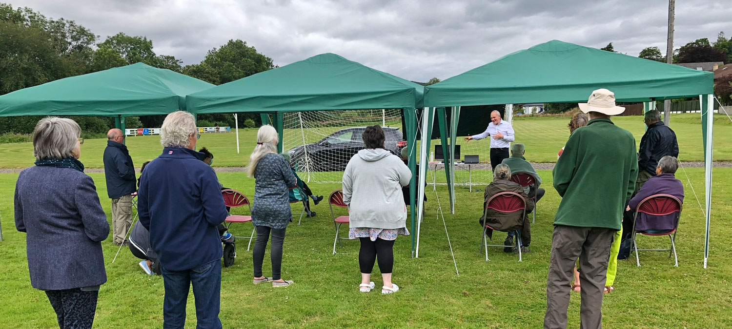 Community consultation event in Contin