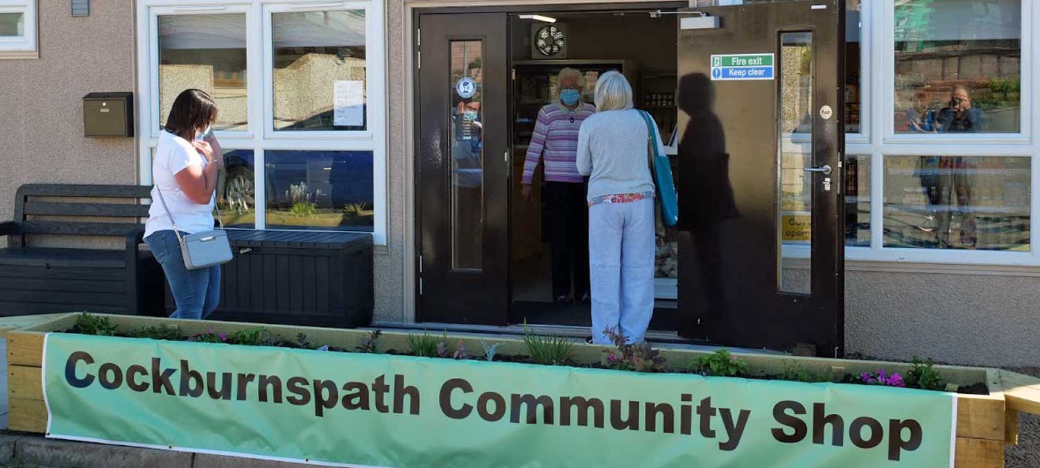 Cockburnspath Community Shop front