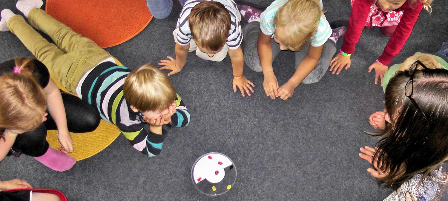 children at playgroup