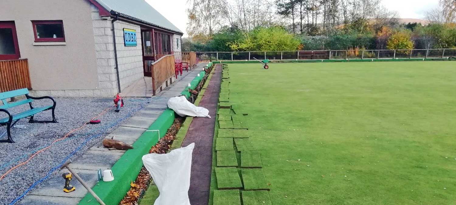 Work taking place at bowling club