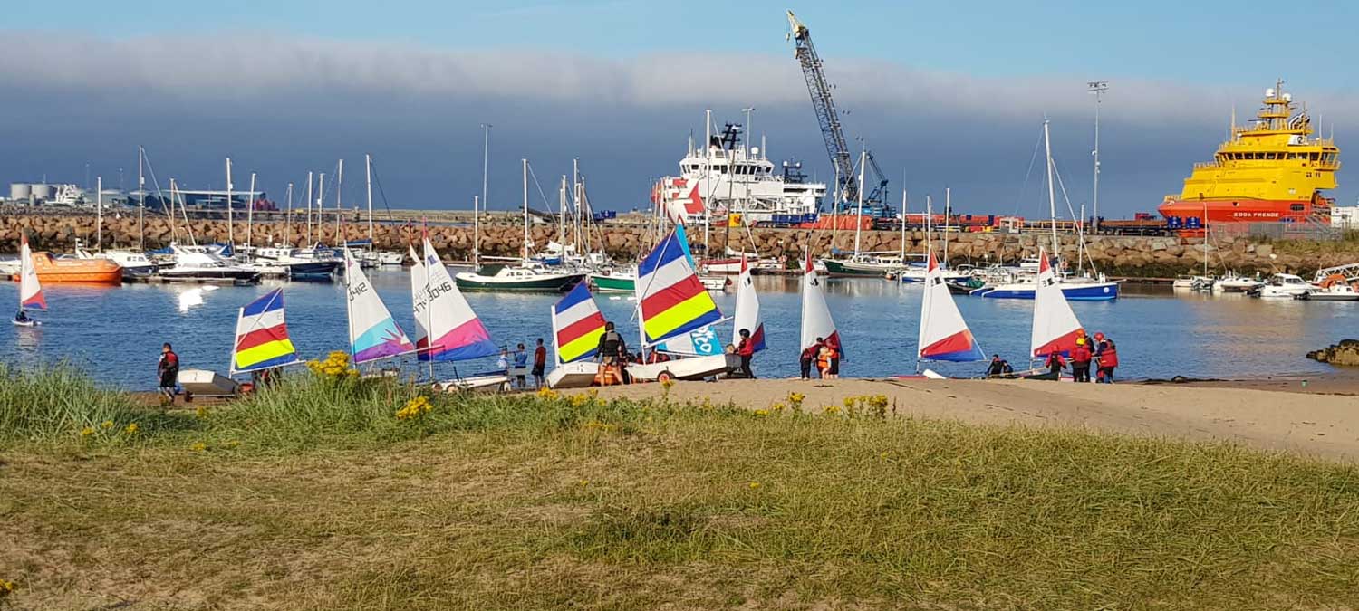 Boats at Aberdeenshire Sailing Trust