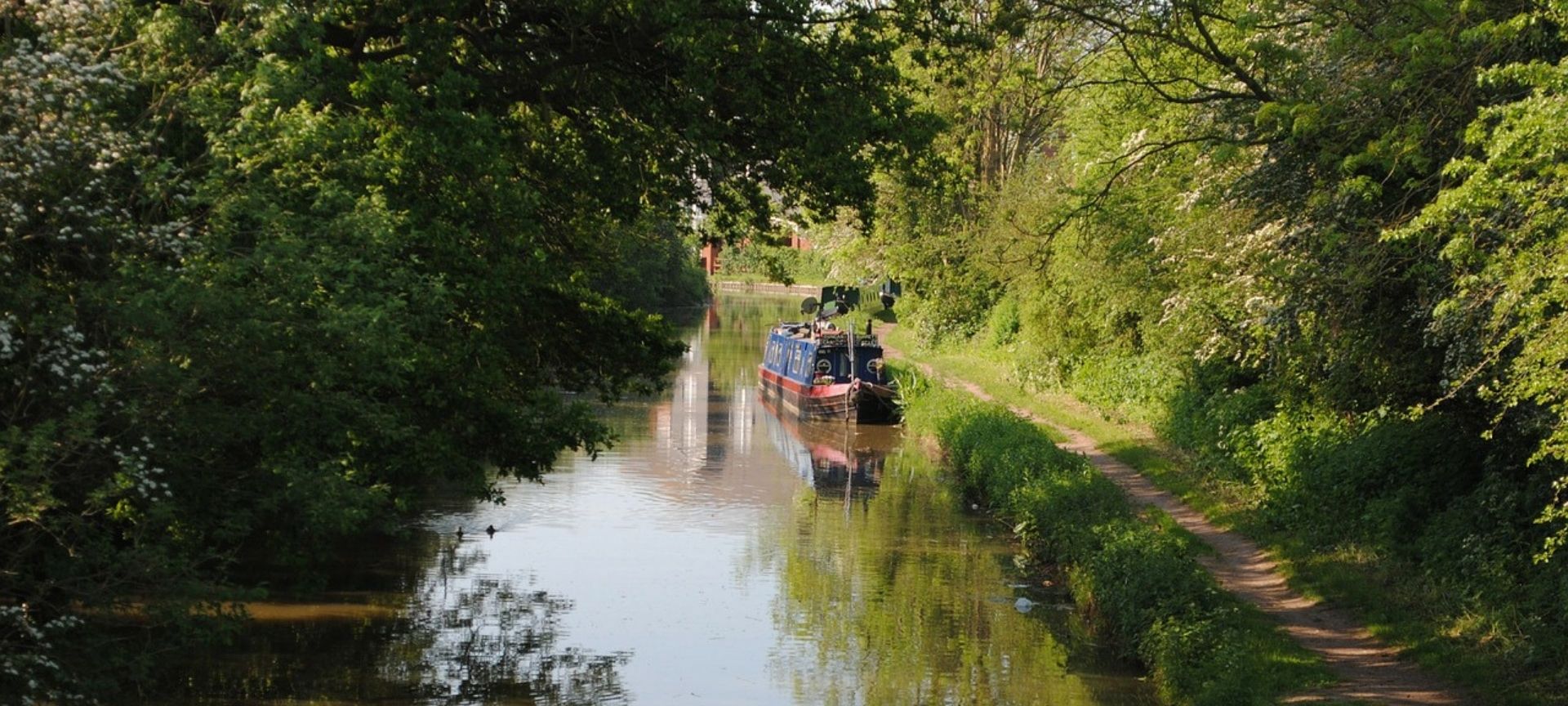 Barge on the canal