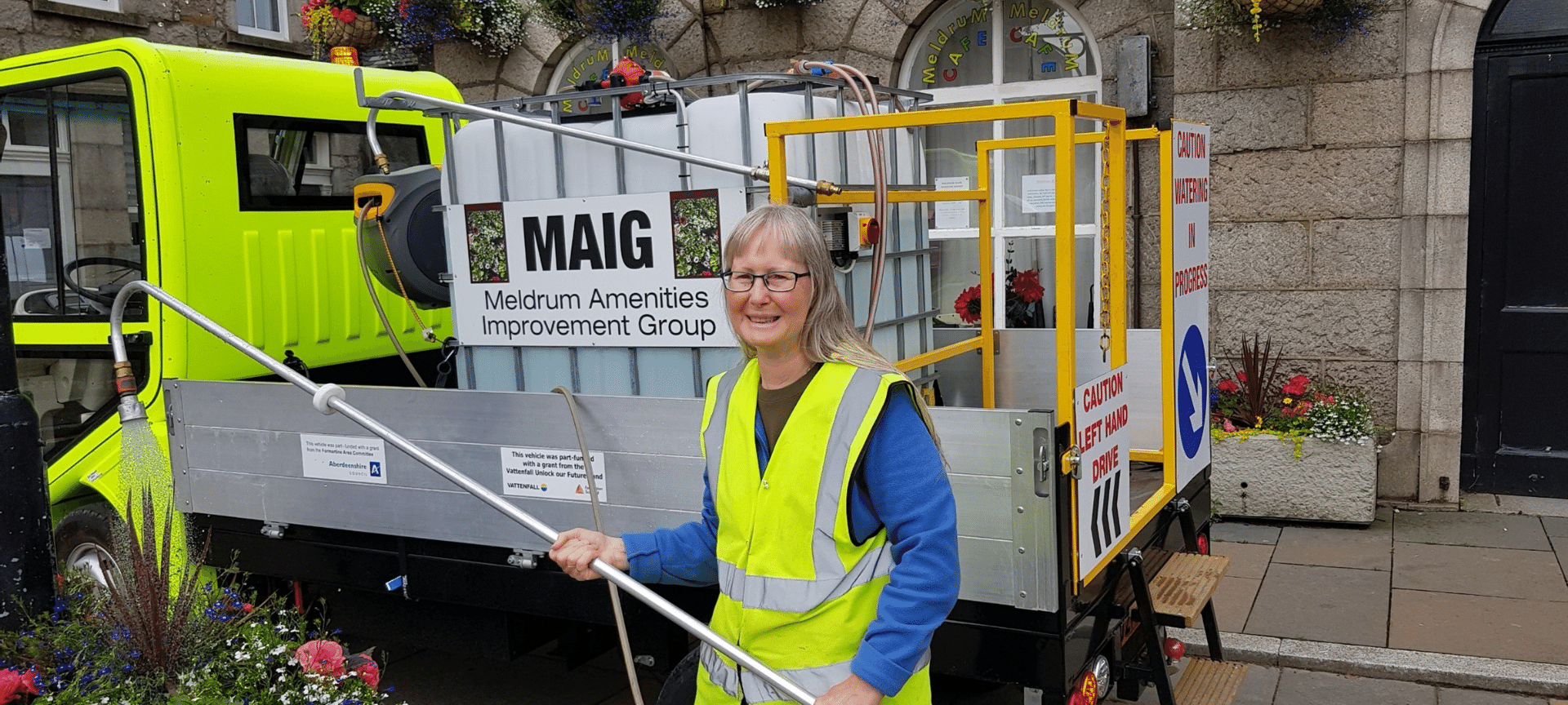 Meldrum Amenities Improvement Group's electric vehicle