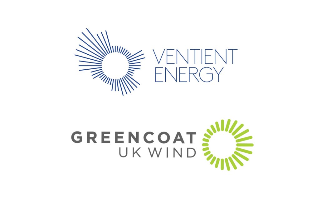 Ventient and Greencoat corporate logos