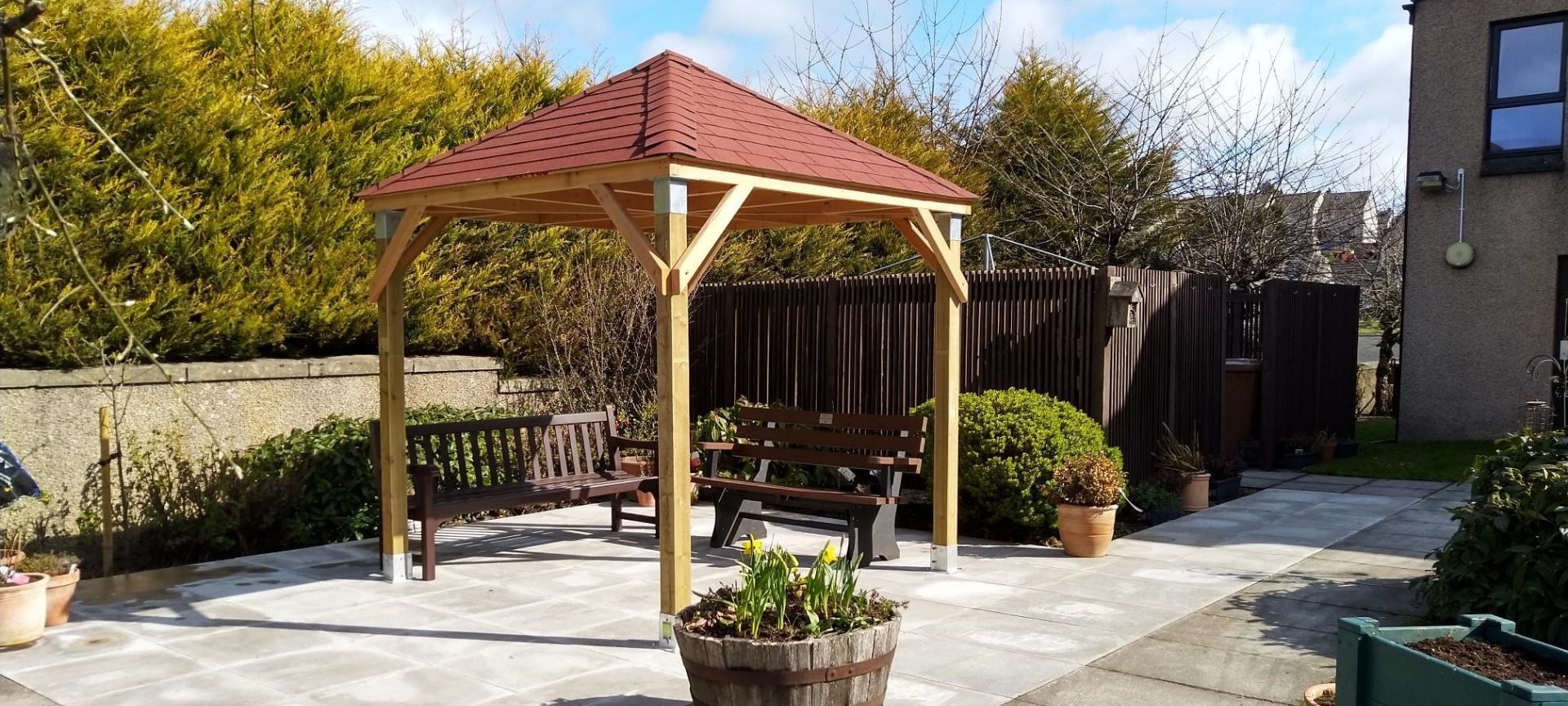 Garden Shelter for Elderly Residents in Dufftown