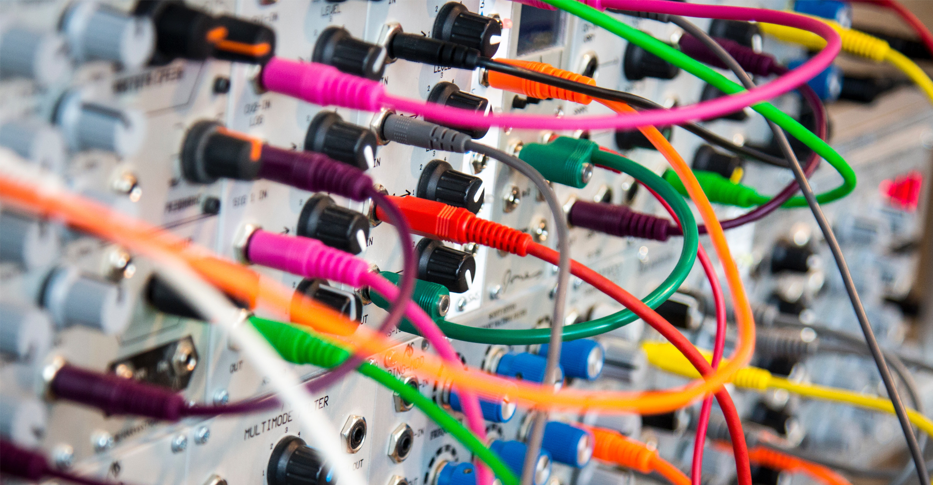 multiple coloured wires connecting on circuit board