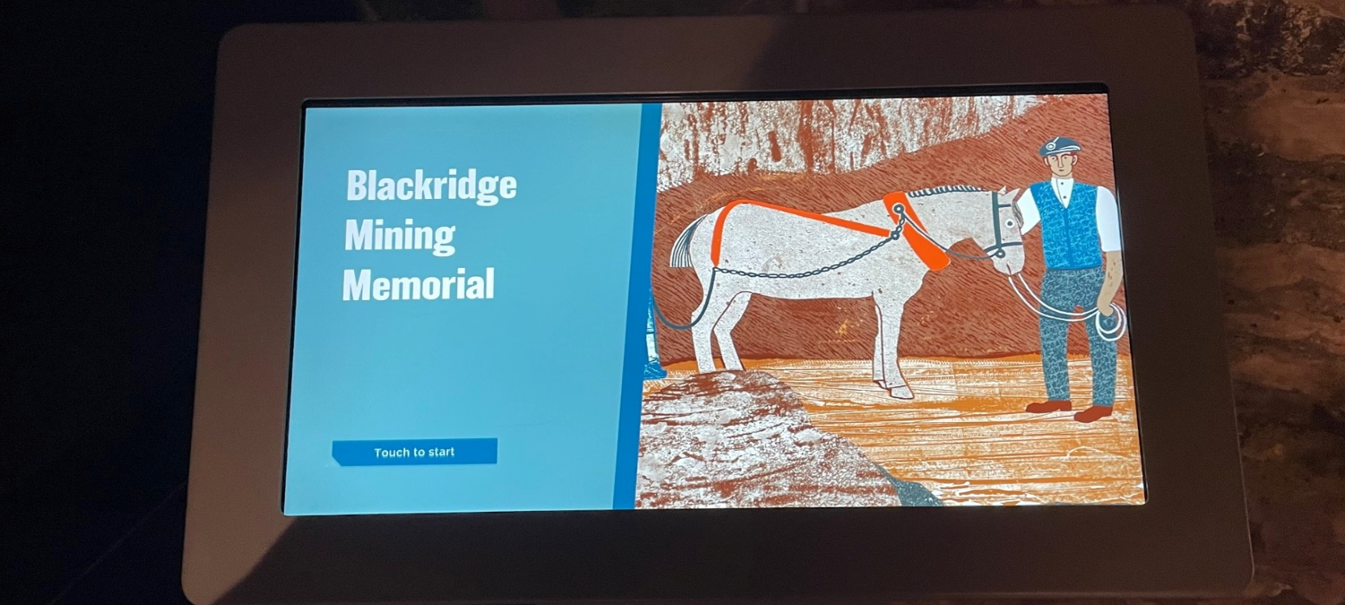 Remembering miners - interactive memorial commemorates miners in Blackridge