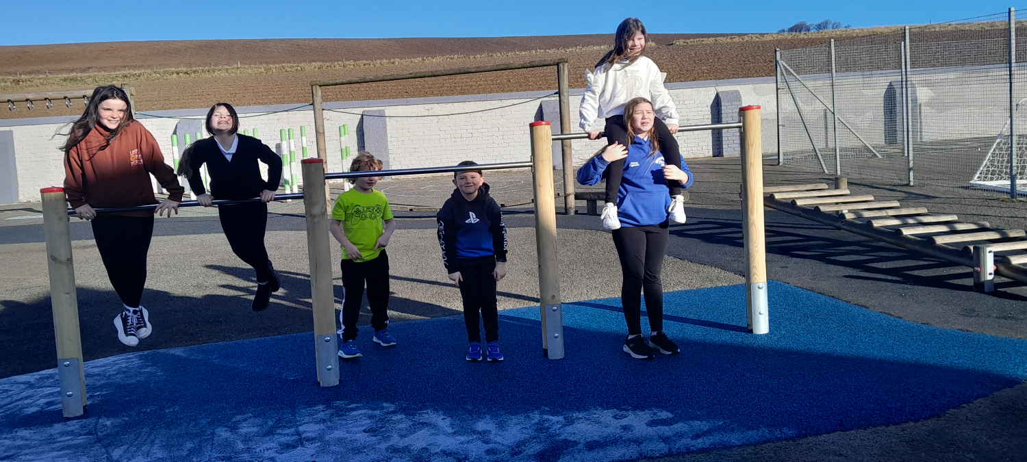 Funding swings Kinglassie Primary School’s new playground into action