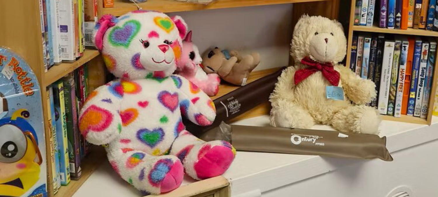 charity shop display