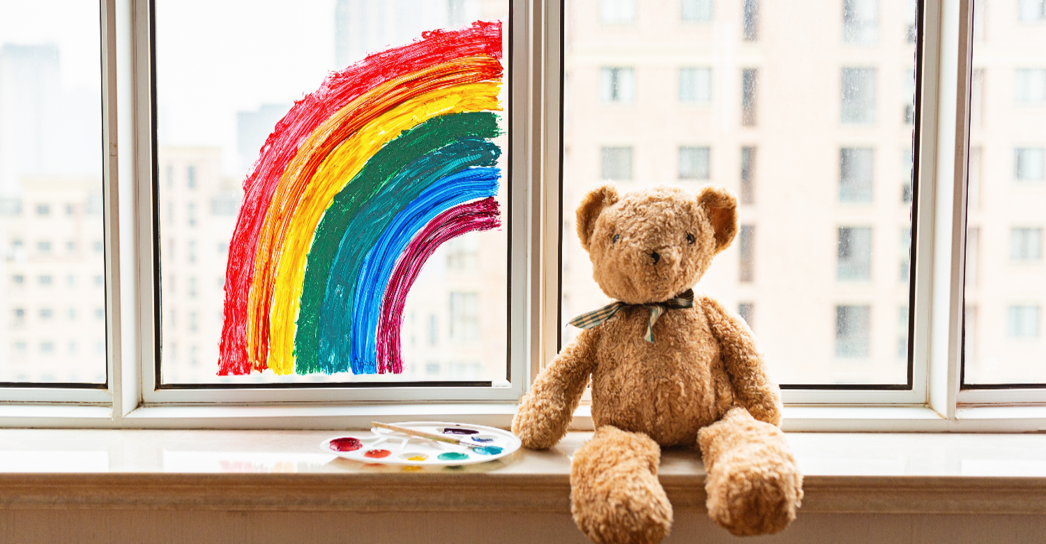 teddy and rainbow