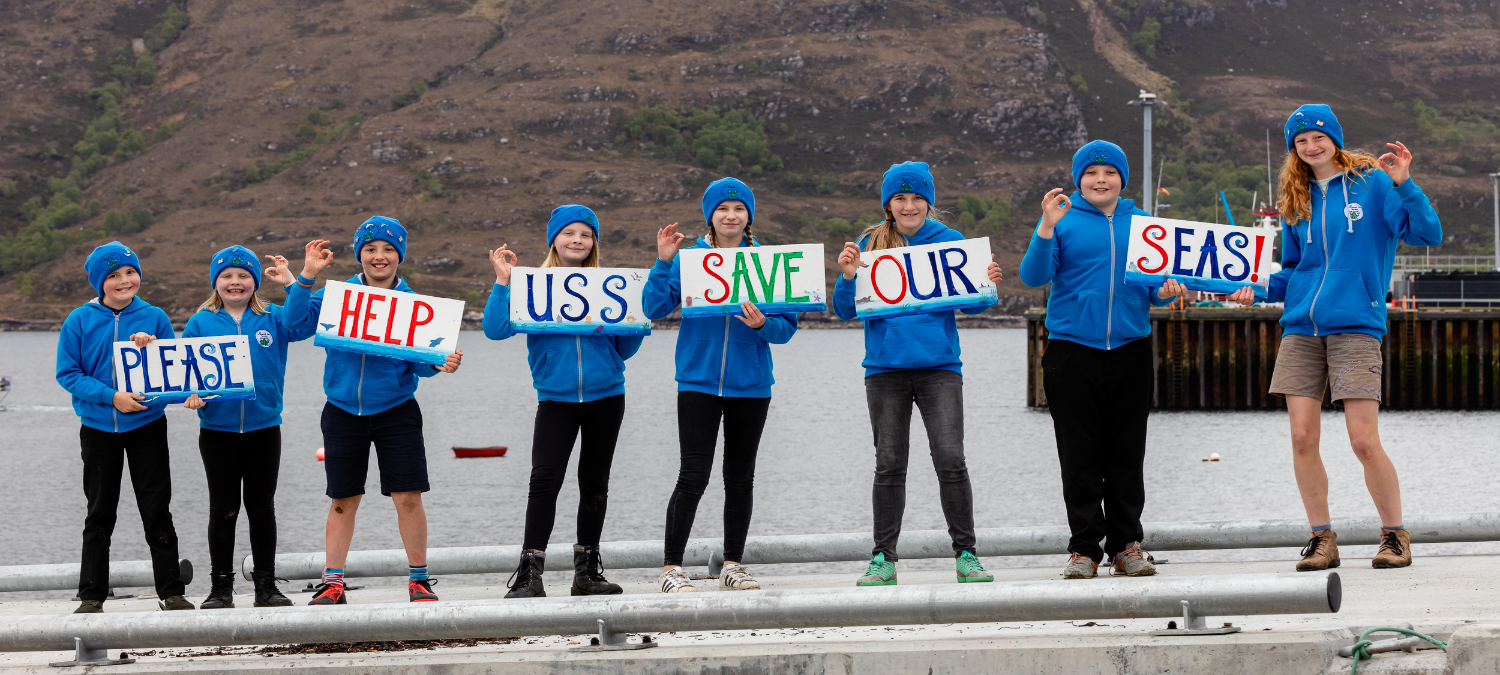 Young People in Ullapool Saving our Seas