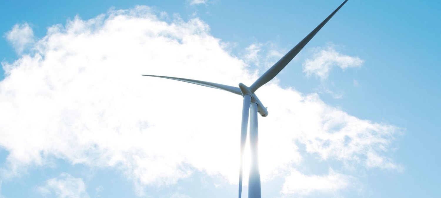 wind turbine against sky