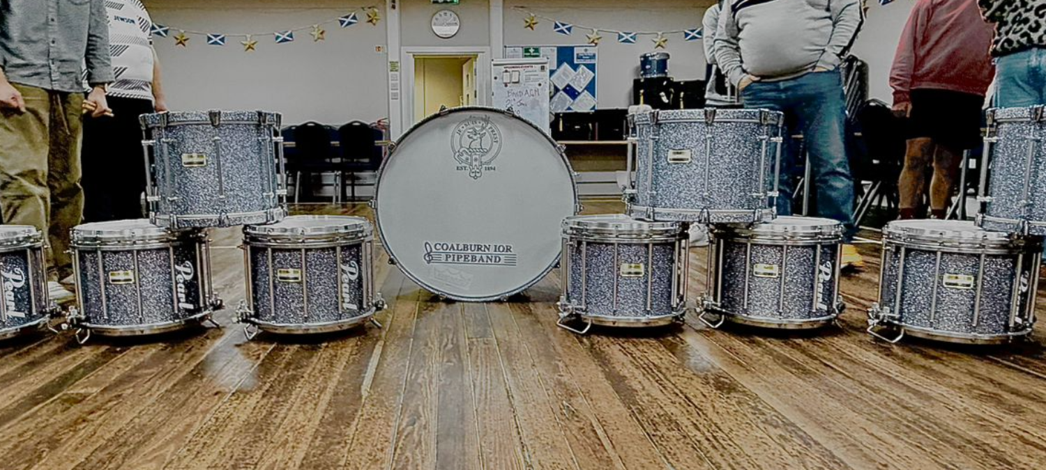 Coalburn IOR Pipe Band: securing the future through new drums