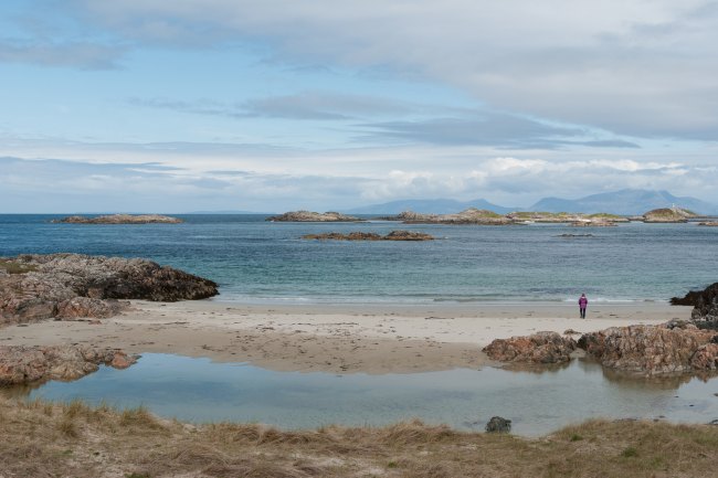 Photo of the beach. 